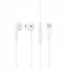 Hands Free Stereo Huawei CM33 USB C Λευκό