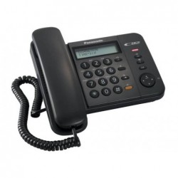 Σταθερό Ψηφιακό Τηλέφωνο Panasonic KX-TS580EX2B Μαύρο με Ανοιχτή Συνομιλία