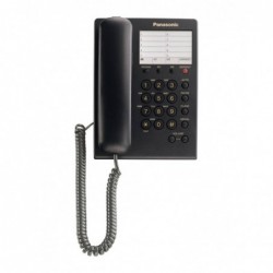 Τηλεφωνική Συσκευή Ξενοδοχειακού Τύπου Panasonic KX-TS550GRB Μαύρο με Emergency Button