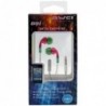 Hands Free Stereo Awei Q9i Apple iPhone 6 3.5mm με Μικρά Ακουστικά & On/Off Ροζ-Πράσινο