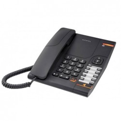 Σταθερό Ψηφιακό Τηλέφωνο Alcatel Temporis 380 Μαύρο, με Ανοιχτή Ακρόαση και Υποδοχή Σύνδεσης Ακουστικού Κεφαλής (RJ9)