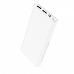 Power Bank Hoco J55 Neoteric 10000mAh Dual USB και USB-C / Micro-USB Input 2.0A και ένδειξη LED Λευκό