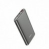 Power Bank J83 Standard PD20W+QC3.0 10000mAh με USB-A και USB-C και Ένδειξη Μπαταρίας Ασημί