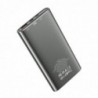 Power Bank J83 Standard PD20W+QC3.0 10000mAh με USB-A και USB-C και Ένδειξη Μπαταρίας Ασημί