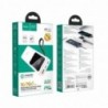 Power Bank J41 Pro Mobi 10000mAh PD3.0+QC3.0 με USB-A  22.5W, USB-C 20W και Οθόνη Λευκό