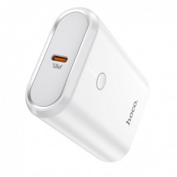 Power Bank Hoco Q3 Mayflower 10000mAh PD20W+QC3.0 Mini Size Έξοδος USB-C και Έξοδος USB-A  Λευκό