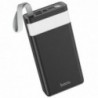 Power Bank Hoco J73 Powerful 30000mAh με 2 Εξόδους USB-A, Οθόνη και Λειτουργία Φωτιστικού  Μαύρο