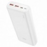 Power Bank J80A Premium 20000mAh με 2x USB-A / USB-C και Φωτιζόμενη Ένδειξη Μπαταρίας Λευκό