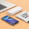 Power Bank J80A Premium 20000mAh με 2x USB-A / USB-C και Φωτιζόμενη Ένδειξη Μπαταρίας Λευκό