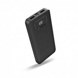 Power Bank Energizer Eveready Slim 10000mAh PD Fast Charge 20W με 2x USB-A  και Οθόνη  Μαύρο
