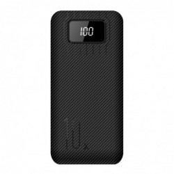 Power Bank Energizer Eveready Slim 10000mAh PD Fast Charge 20W με 2x USB-A  και Οθόνη  Μαύρο