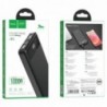 Power Bank Hoco J84  Cool 10000mAh με Διπλή Έξοδο USB-A και USB-C,Micro-USB και Οθόνη  Μαύρο