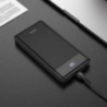 Power Bank Hoco J84  Cool 10000mAh με Διπλή Έξοδο USB-A και USB-C,Micro-USB και Οθόνη  Μαύρο