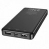 Power Bank Hoco J84  Cool 10000mAh με Διπλή Έξοδο USB-A και USB-C,Micro-USB και Οθόνη  Μαύρο