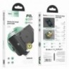 Power Bank J76 Bobby Magnetic 10000mAh με Ασύρματη Φόρτιση και Βάση Στήριξης Τηλεφώνου με USB-A και USB-C Μαύρο