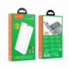 Power Bank Hoco J85 Wellspring 20000mAh με Διπλή Έξοδο USB-A και Οθόνη Λευκό