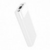 Power Bank Hoco J85 Wellspring 20000mAh με Διπλή Έξοδο USB-A και Οθόνη Λευκό