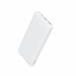 Power Bank Hoco J48 Nimble 10000mAh Ultra Slim με 2 USB 5V/2A  Fast Charging και ένδειξη LED Λευκό