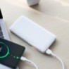 Power Bank Hoco J48 Nimble 10000mAh Ultra Slim με 2 USB 5V/2A  Fast Charging και ένδειξη LED Λευκό