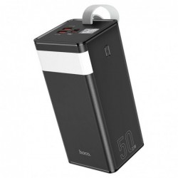 Power Bank Hoco J86A Powermaster 50000mAh PD20W+QC3.0 με 2x USB-A και USB-C Οθόνη και Λειτουργία Φωτιστικού Μαύρο