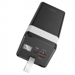 Power Bank Hoco J86A Powermaster 50000mAh PD20W+QC3.0 με 2x USB-A και USB-C Οθόνη και Λειτουργία Φωτιστικού Μαύρο
