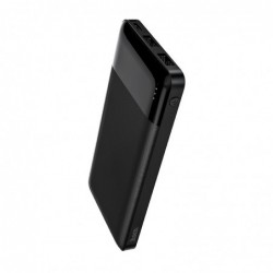 Power Bank J72 Easy 10000mAh με 2x USB-A και Φωτιζόμενη Ένδειξη Μπαταρίας  Μαύρο