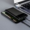 Power Bank J72 Easy 10000mAh με 2x USB-A και Φωτιζόμενη Ένδειξη Μπαταρίας  Μαύρο