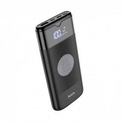 Power Bank Hoco J63 Velocity 10000mAh USB, Wireless Charging και Είσοδος USB-C PD, Micro USB με LED Οθόνη Ενδείξεων Μαύρο