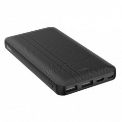 Power Bank Hoco J48 Nimble 10000mAh Ultra Slim με 2 USB 5V/2A  Fast Charging και ένδειξη LED Μάυρο