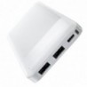 Power Bank J72 Easy 10000mAh με 2x USB-A και Φωτιζόμενη Ένδειξη Μπαταρίας Λευκό