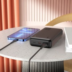 Power Bank Hoco J87A Tacker 20000mAh PD20W+QC3.0  Έξοδος Usb-A 20W και Usb-C 18W  Μαύρο