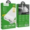 Power Bank Hoco J73 Powerful 30000mAh με 2 Εξόδους USB-A, Οθόνη και Λειτουργία Φωτιστικού Λευκό
