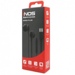 Hands Free Stereo inos USB C Ergo Plus Μαύρο