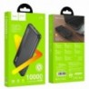 Power Bank J75 Tresor 10000mAh με Έξοδο 2x USB-A και Φωτιζόμενη Ένδειξη Μπαταρίας  Μαύρο