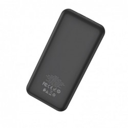 Power Bank Hoco J52 New joy 10000mAh Small Body με Έξοδο 2x USB-A και Led Ένδειξη Μπαταρίας  Μαύρο