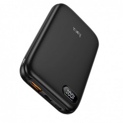 Power Bank Hoco Q2 Galax 10000mAh Mini Size Διπλή Έξοδο USB-A,USB-C και Οθόνη  Μαύρο