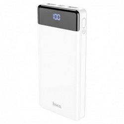 Power Bank Hoco J84  Cool 10000mAh με Διπλή Έξοδο USB-A και USB-C,Micro-USB και Οθόνη Λευκό