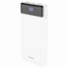 Power Bank Hoco J84  Cool 10000mAh με Διπλή Έξοδο USB-A και USB-C,Micro-USB και Οθόνη Λευκό