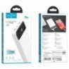 Power Bank Hoco J84  Cool 10000mAh με Διπλή Έξοδο USB-A και USB-C,Micro-USB και Οθόνη Λευκό