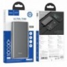 Power Bank Hoco J68 Resourceful 10000mAh USB 2A με LED Ψηφιακές Ενδείξεις Ασημί