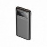 Power Bank J81 Fast Way 10000mAh PD20W+QC3.0 Super Fast Charge με 2x USB-A και USB-C και Οθόνη Μαύρο