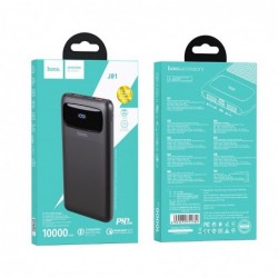 Power Bank J81 Fast Way 10000mAh PD20W+QC3.0 Super Fast Charge με 2x USB-A και USB-C και Οθόνη Μαύρο