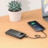 Power Bank J81 Fast Way 10000mAh PD20W+QC3.0 Super Fast Charge με 2x USB-A και USB-C και Οθόνη Μαύρο