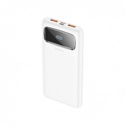 Power Bank J81 Fast Way 10000mAh PD20W+QC3.0 Super Fast Charge με 2x USB-A και USB-C και Οθόνη Λευκό