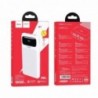 Power Bank J81 Fast Way 10000mAh PD20W+QC3.0 Super Fast Charge με 2x USB-A και USB-C και Οθόνη Λευκό