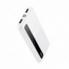 Power Bank J75 Tresor 10000mAh με Έξοδο 2x USB-A και Φωτιζόμενη Ένδειξη Μπαταρίας Λευκό