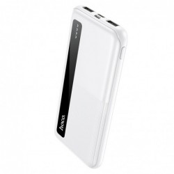 Power Bank J75 Tresor 10000mAh με Έξοδο 2x USB-A και Φωτιζόμενη Ένδειξη Μπαταρίας Λευκό