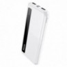 Power Bank J75 Tresor 10000mAh με Έξοδο 2x USB-A και Φωτιζόμενη Ένδειξη Μπαταρίας Λευκό