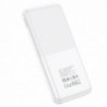 Power Bank J75 Tresor 10000mAh με Έξοδο 2x USB-A και Φωτιζόμενη Ένδειξη Μπαταρίας Λευκό