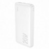 Power Bank Hoco J87 Tacker 10000mAh PD20W+QC3.0 με Έξοδος Usb-A 18W  και Usb-C 20W Λευκό